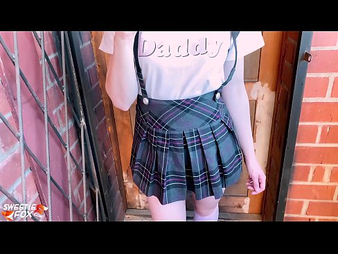 ❤️ Schoolgirl Sucks her dick deeply and fucks instead of classes. ️❌ Porn video at us ❤