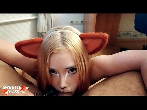 ❤️ Kitsune swallow dick and cum in her mouth ️❌ Porn video at us ❤